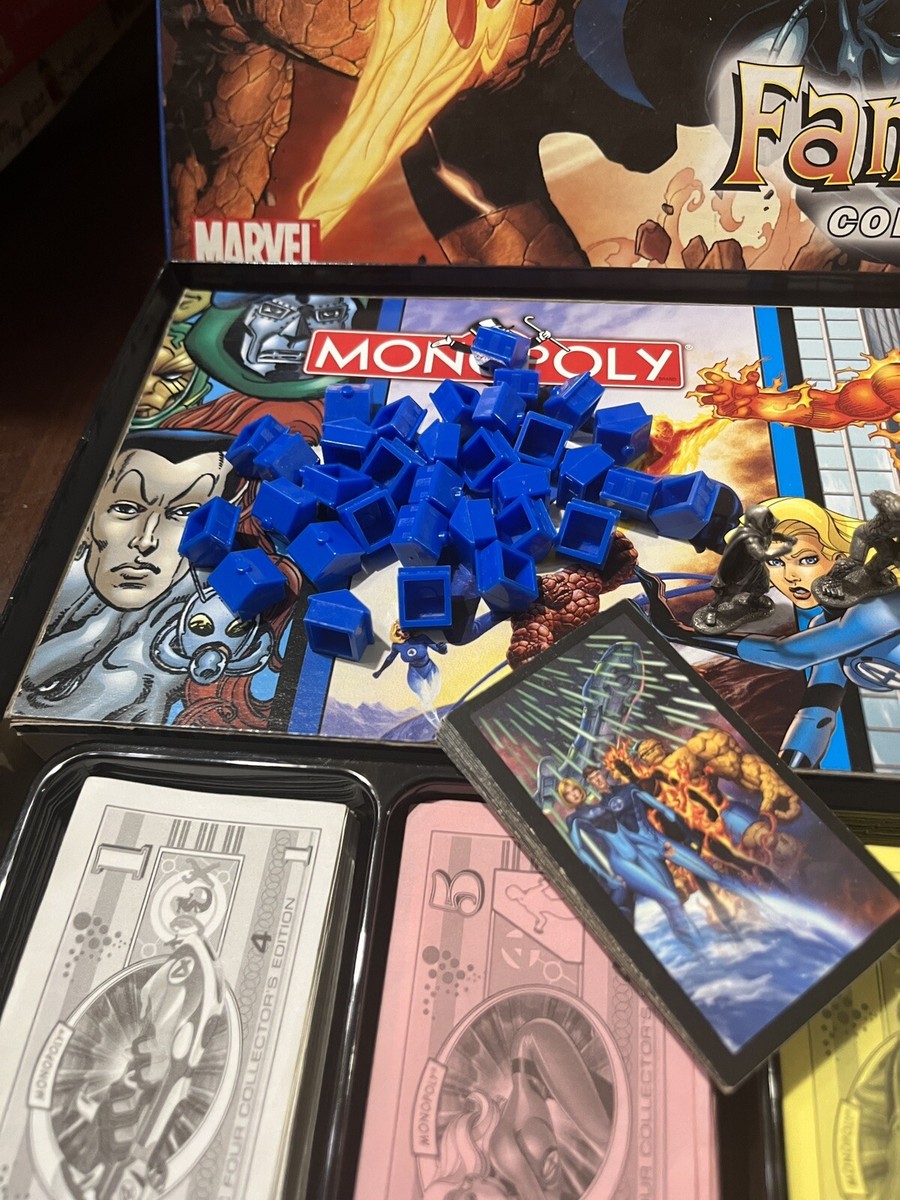 Monopoly: Fantastic Four Collector's Edition Board Game Marvel