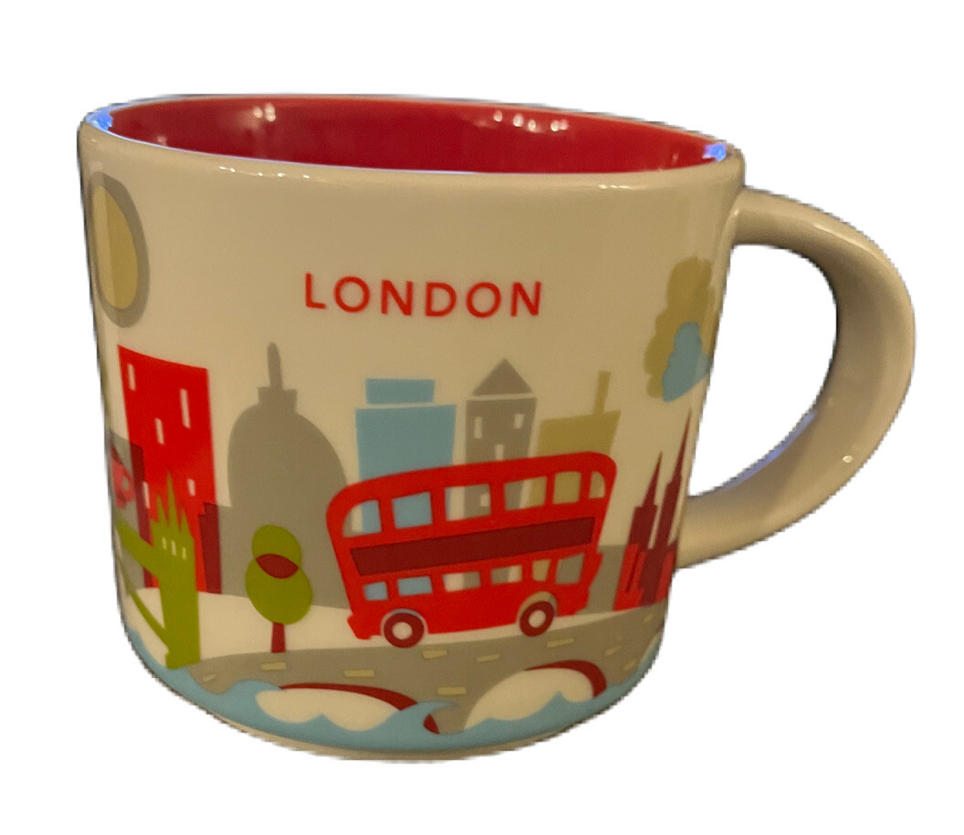 ◆ロンドン限定◆ STARBUCKS MUG/スターバックス マグカップ YAH Starbucks London You Are Here YAH Collection 14 oz Coffee