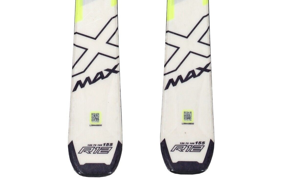 Sci Adulti Usati SALOMON "X MAX" Taglia: 155 Cm = 1 Metro 55 + Attacchi