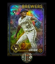 2024 Topps #310  Abner Uribe RC Easter Holiday Bunny Rabbits Foil Sp
