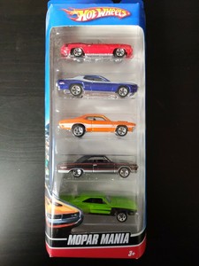 hot wheels mopar mania 5 pack