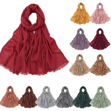 Fashion Women Muslim Long Scarf Turban Head Cover Scarves Wrap Islamic Shawls