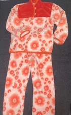 Plush Pajamas PJ for kids warm winter  colorful soft size 7 i519