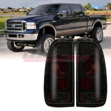 Smoke For Ford F-150 97-03 Tail Lights 1999-07 F250 F-350 Super Duty Brake Lamps