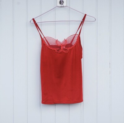 H&M Tanktop Rot Schmetterling Underwear XS
