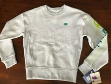 Champion Women's HeavyWeight Reverse Weave Crew Sweatshirt Pullover S  79