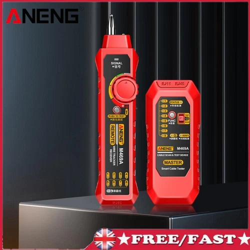 ANENG M469A Network Cable Tester RJ45 RJ11 Cable Finder Multi for Network Repair