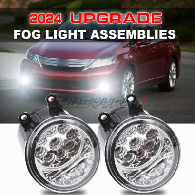 For Lexus HS250h 2011-2013 Clear Lens Pair Bumper Fog Light Lamps Replacement