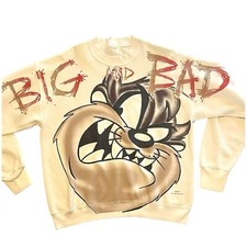 Retro 1996 Freeze Taz Sweatshirt M/L Looney Tunes
