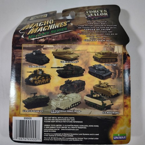Forces Of Valor Macho Machines U.S. M4A1 Sherman Diecast Tank (2009) NEW - Picture 2 of 2