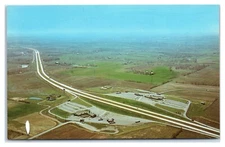 Aerial View of Ohio Turnpike in Youngstown Ohio Postcard