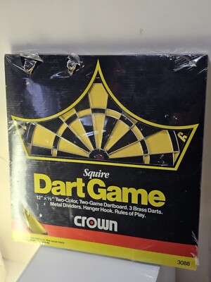 Vintage Crown Squire Dart Game 3088 Brand New!