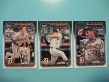 Colt KEITH 2024 Topps Update Super Box Image Variation & Base Tigers ROOKIE