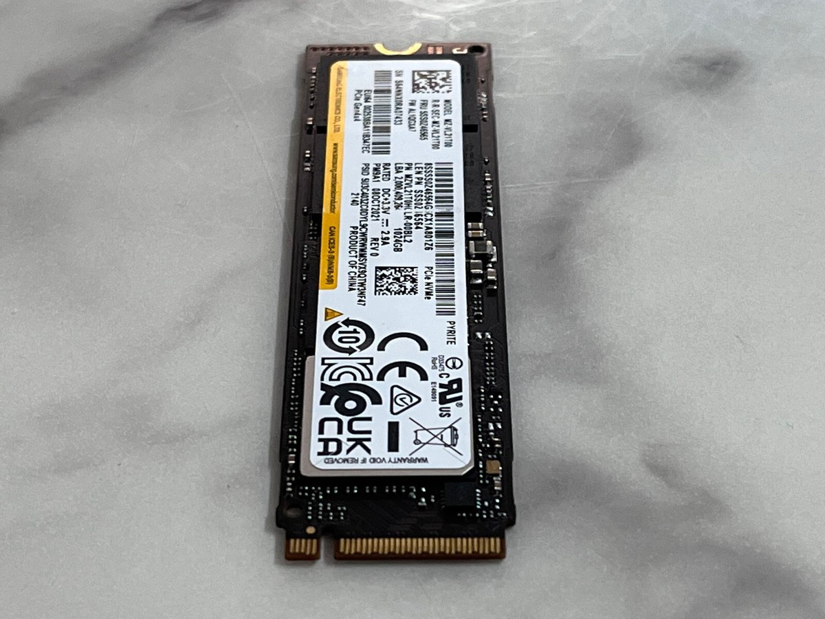 Samsung PM9A1 MZVL21T00 1024GB NVMe M.2 2280 PCIe4.0 SSD Updated