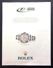 2015 Formula 1 Rolex Sky-Sweller Watch photo "Official F1 Timepiece" print ad