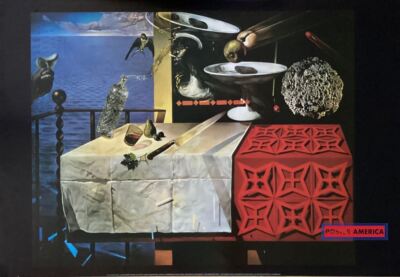 Salvador Dali Nature Morte Vivante Collection Vintage 1993 Poster 24 x 35