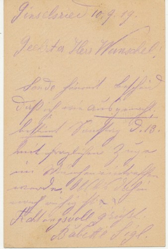 BAYERN ORTSSTEMPEL BISCHOFSMAIS K1 1919 auf 10 Pf Volksstaat Bayern GA, ABART - Picture 4 of 4
