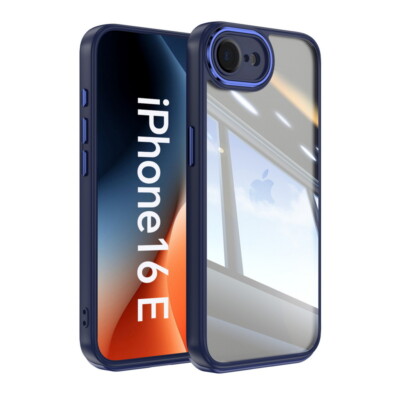 Hülle für iPhone 16e 16 15 14 13 12 Pro Max Handy Schutz Hybrid TPU Bumper Case