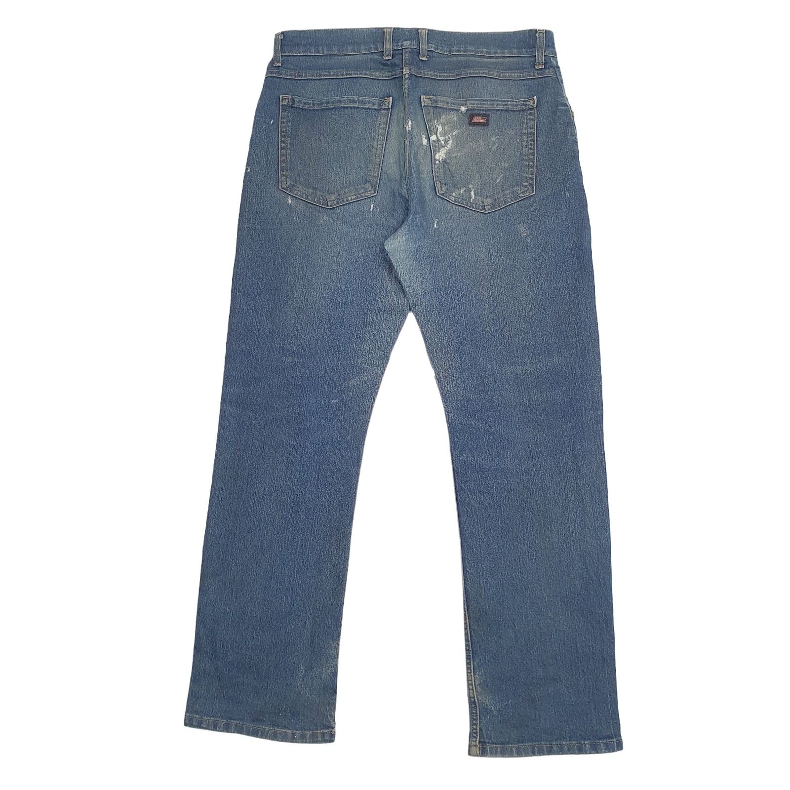 DICKIES Carpenter Jeans Regular Fit Blue Denim Trousers Mens W36 L31 image 4