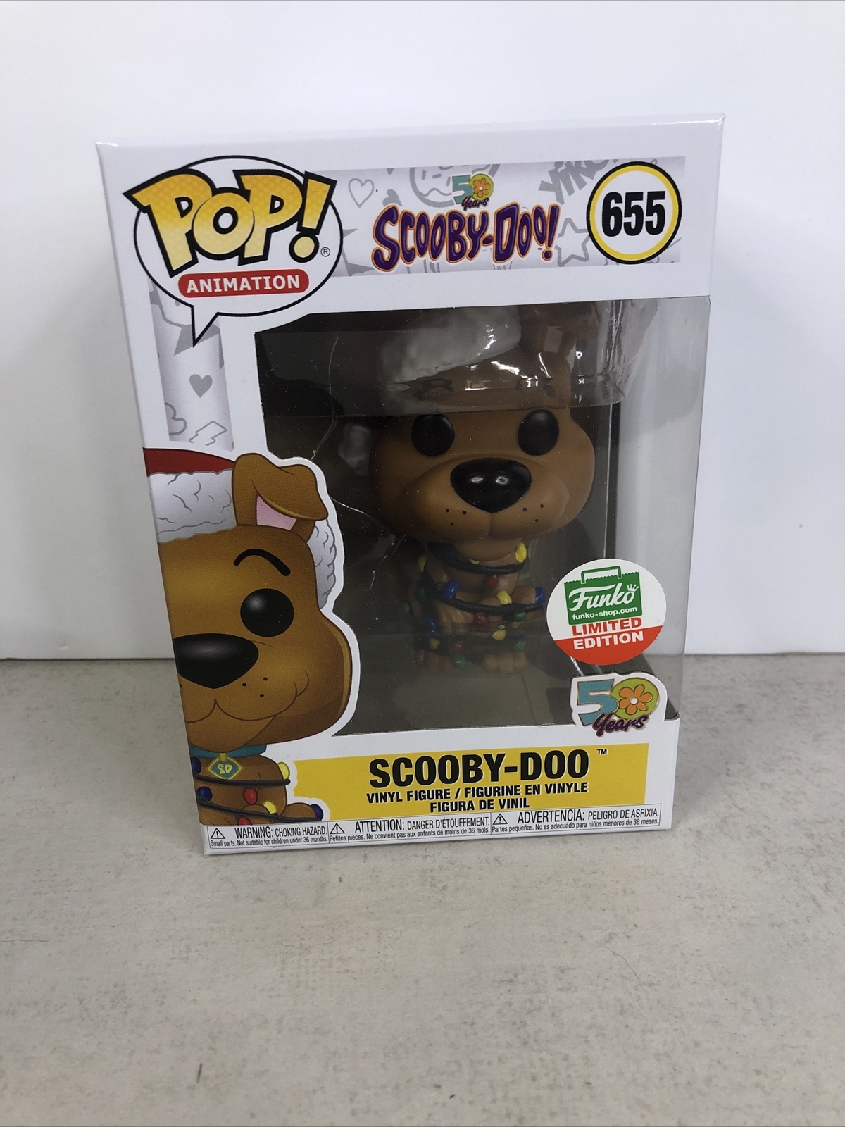 Funko Pop Scooby-Doo! W/ Christmas Lights Cyber Monday Limited Shop Exclusive