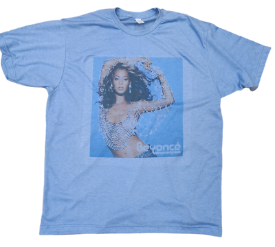 Beyonce dangerously in love T-shirt vintage blue color