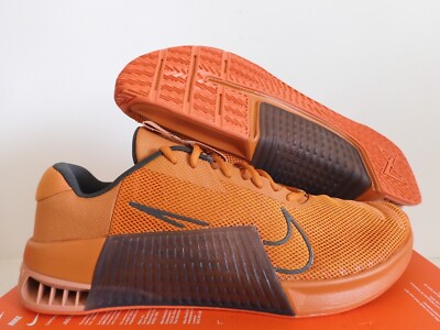 NIKE METCON 9 MONARCH BROWN-AMBER BROWN-MICA GREEN SZ 14 [DZ2617-800]