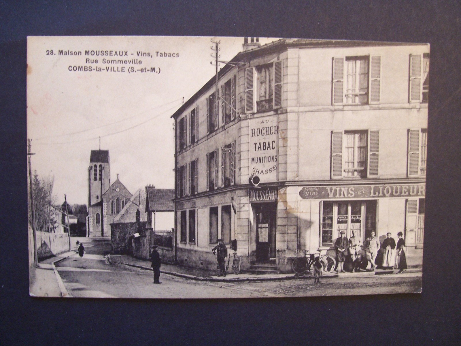 Carte Postale Ancienne CPA 92 Châtillon - Rue Du Ponceau - Toilée Émaillée - Tabac Vins Bière Liqueurs