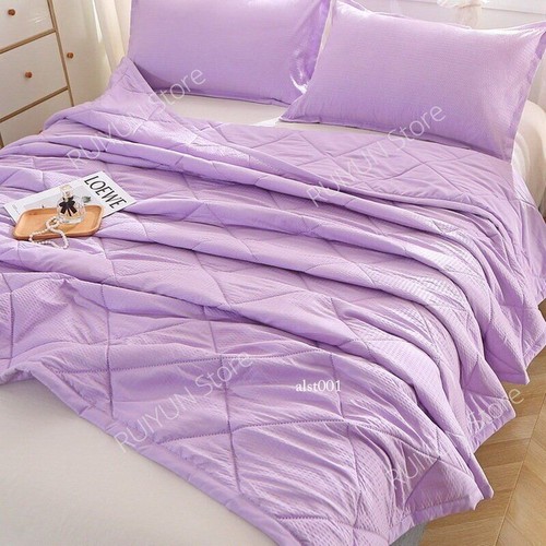 Summer Quilt Cooling Air Conditioning Quilt Quilted Thin Comforter Throw Blanket - 第 11/32 張圖片