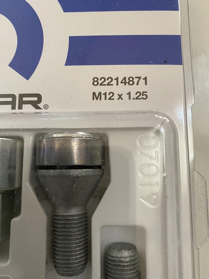 Fiat 500 X Jeep Renegade Ram Promaster City Bolt Type Wheel Lock Mopar 82214871 - Image 3 of 4