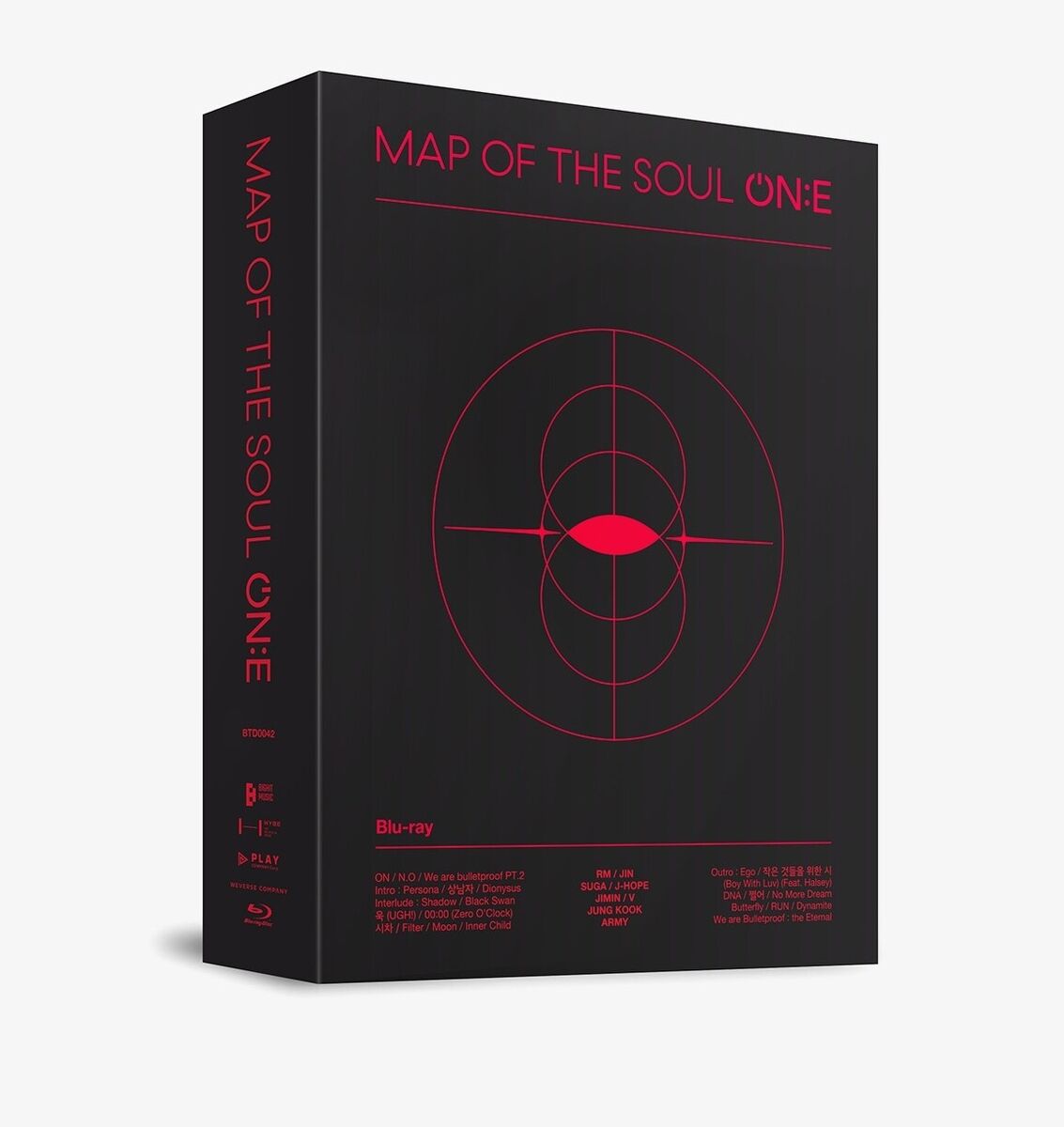 BTS MAP OF THE SOUL ON:E Bluray Official photo book disc all full