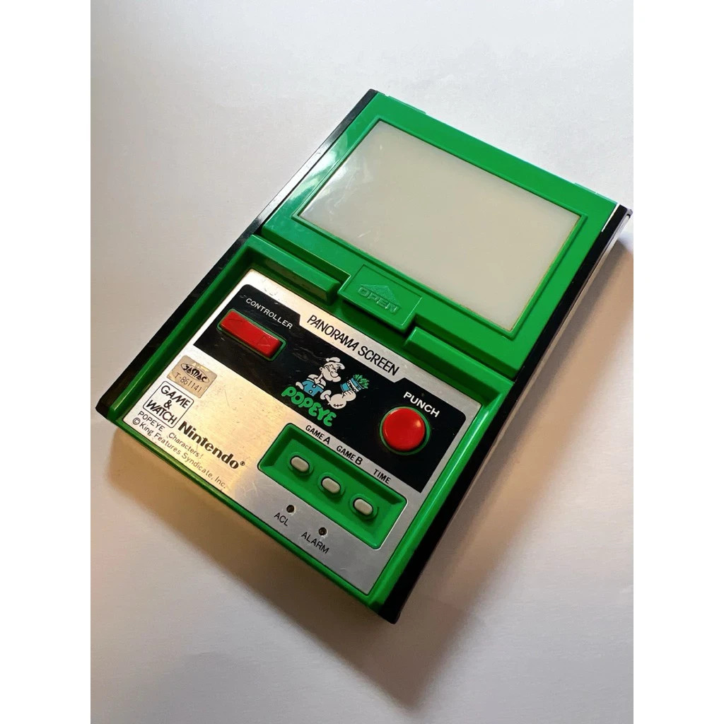 NINTENDO GAME AND & WATCH Popeye Panorama Screen 1983 Direct From