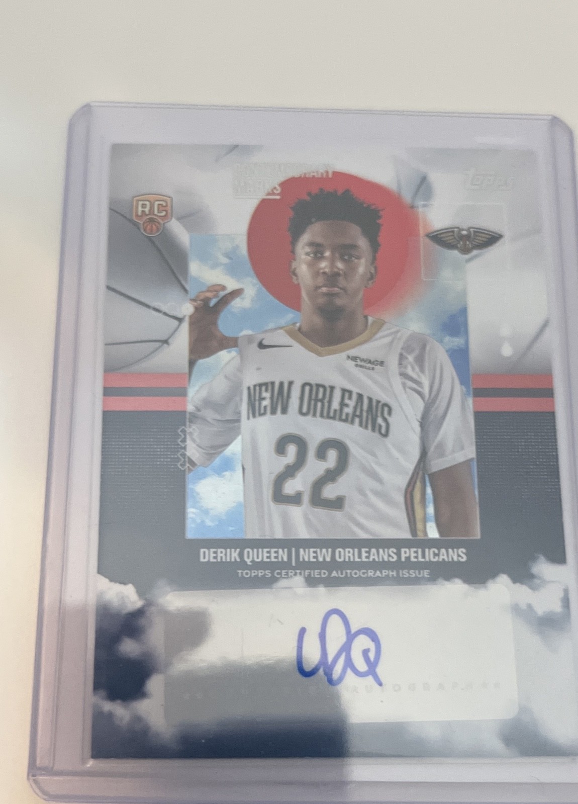 2025-26 Topps - Contemporary Marks Derik Queen #CM-DQ (AU, RC)