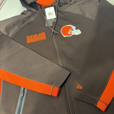 Cleveland Browns NFL Team Apparel Full Zip Hoodie Size XL New With Tags