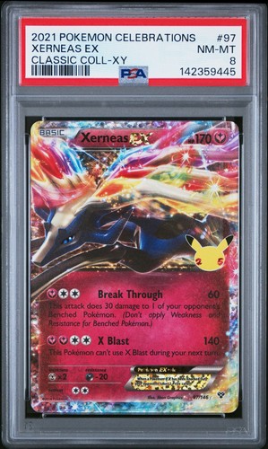 Xerneas-EX graded PSA 8 for sale on eBay