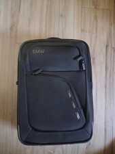 Bmw Motorsport Mens Suitcase Multi Pocket Travel Bag Black