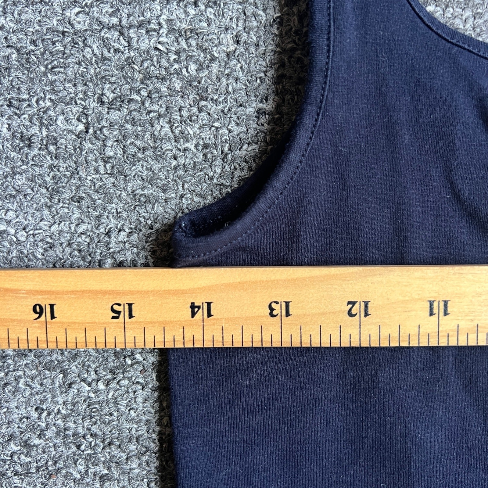 COS Navy Basic Tank Top Size Small - image 5