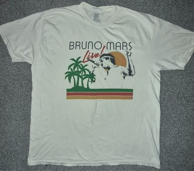 BRUNO MARS (2024) Official ''Live in Los Angeles'' Intuit Dome T-Shirt Size 2XL