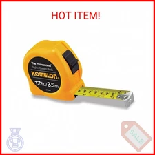 4912IM The Professional 12-Foot Inch/Metric Scale Power Tape, Yellow