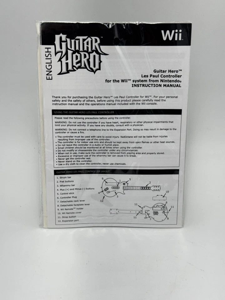 Guitar Hero Aerosmith Gibson Les Paul Sticker Pack New Sealed Activision - Image 3 of 3