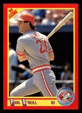 Paul O’Neill 1990 Score #295 Cincinnati Reds BASEBALL *111
