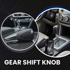 Black Leather Carbon Fiber Gear Shift Knob Shifter For Acura Mdx Rl Tl Tsx Cl Black Leather Carbon Fiber Gear Shift Knob Shifter For Acura Mdx Rl Tl Tsx Cl