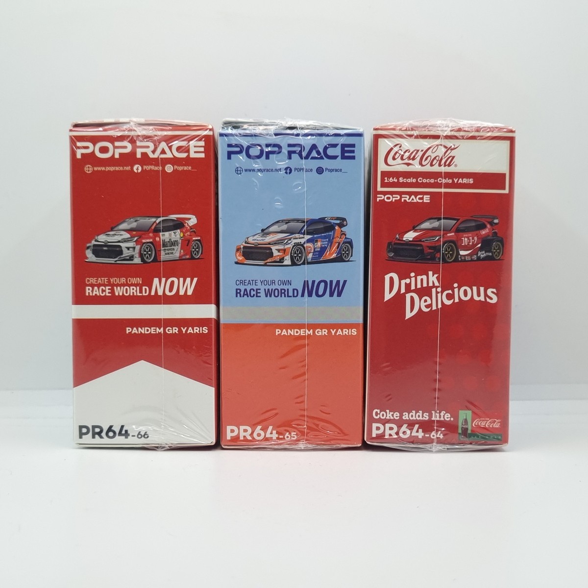 【PR64-66】ポップレース PANDEM GR ヤリス Marlboro仕様 Pandem GR Yaris Marlboro Livery (PR64-66) POP RACE – Diecast