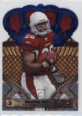 2011 Panini Crown Royale Blue 36/100 Chris Wells Beanie Wells #8 08rj