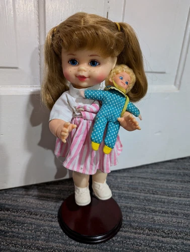 Vintage 1967 Buffy und Mrs. BEASLEY Puppen von Mattel guter Zustand