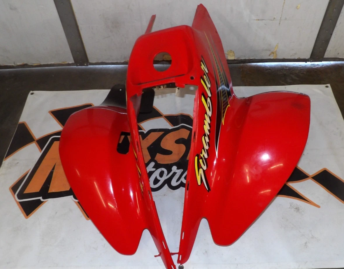 🔥1999 Polaris Scrambler Red Front Fender 2632424-288 🔥