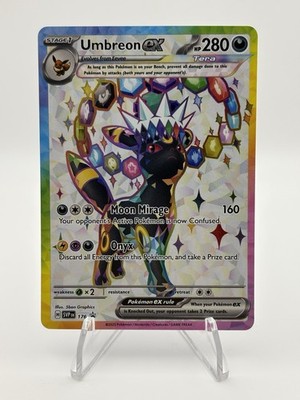 Umbreon EX SVP 176 Black Star Promo Full Art Tera Pokémon