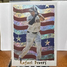 Topps 2025 Archives Cyberstats Hologram Rafael Devers #95C-15 Giants