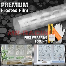 Premium Frosted Film Glass Home Bathroom Window Security Privacy Sticker 4002