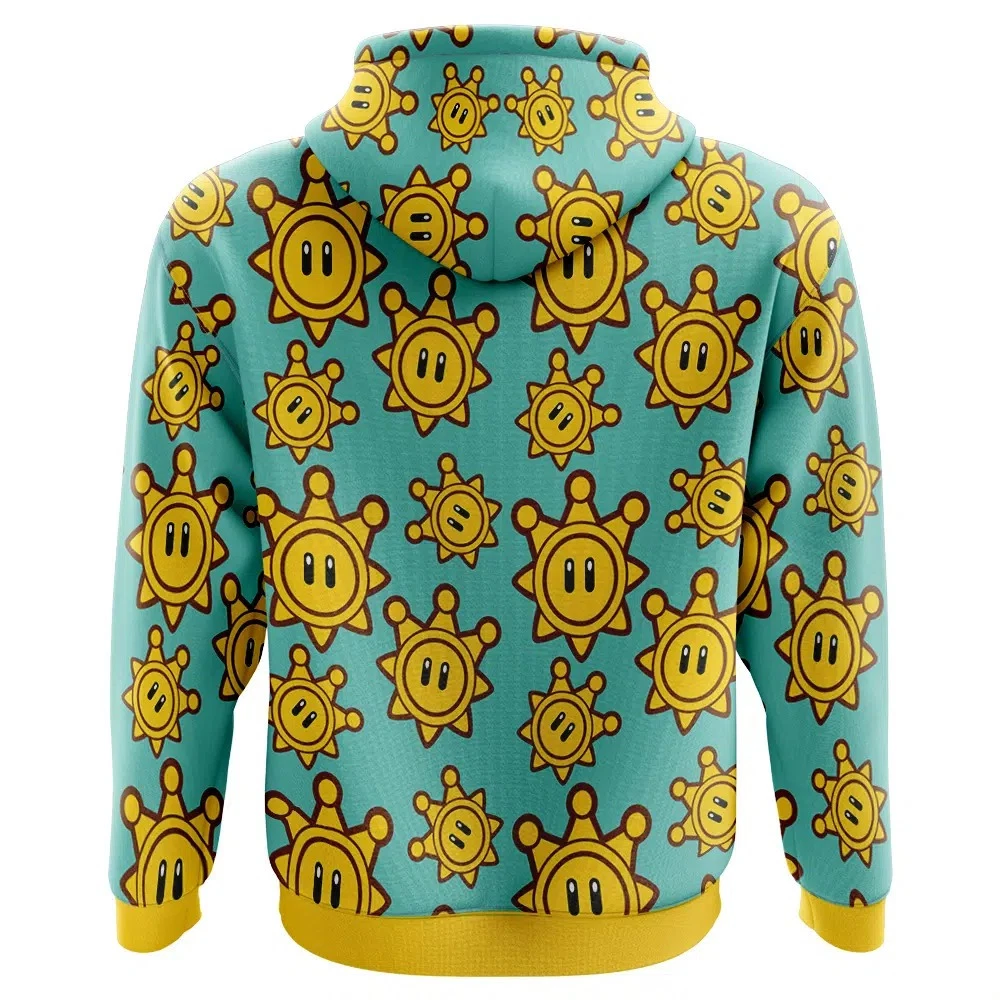Super Mario Bros Shine Sprites 3D Hoodie