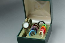 Vintage Gucci Change Bezel 11/12.2 12 Colors Women's Quartz Watch 26mm 1089869